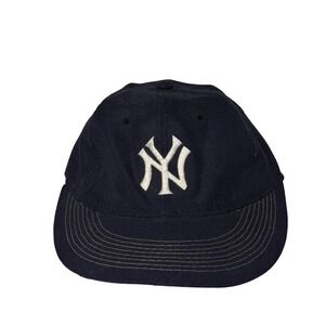 Vintage‎ Ted Fletcher New York Yankees Navy Wool Fitted Hat MLB Korea Sz 7